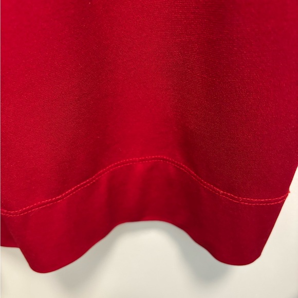 Donna Ricco Red Ruffle Midi Dress - Picture 6 of 7